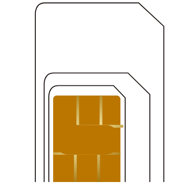 各種SIMサイズに対応！